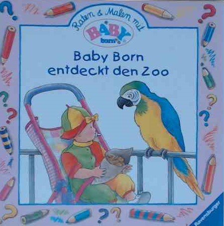 Raten & malen mit Baby born - Baby born entdeckt den Zoo